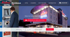 Desktop Screenshot of hotel-arena-bordeaux.com